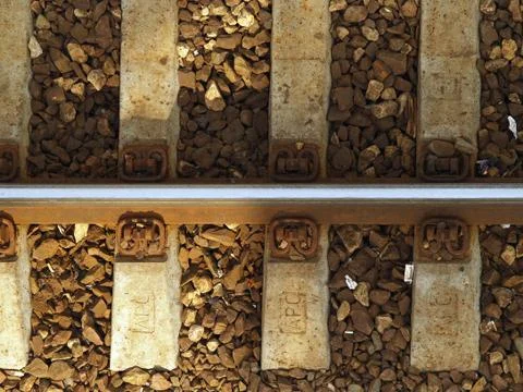 Rail geometry Stock Photos