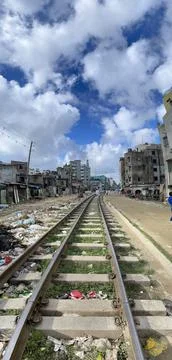 Rail line Stock Photos