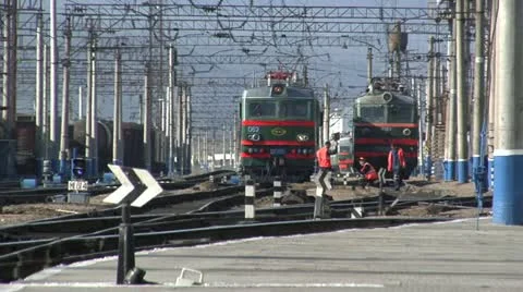 Rail, locomotive, train Stock Footage 10840771
