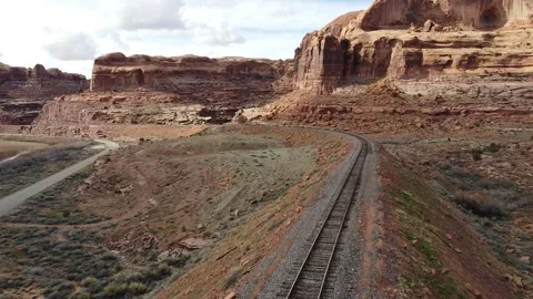 Rail outwest 3 Video stock 244917897