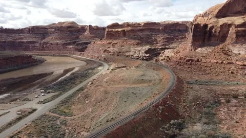 Rail outwest Video stock 244917920