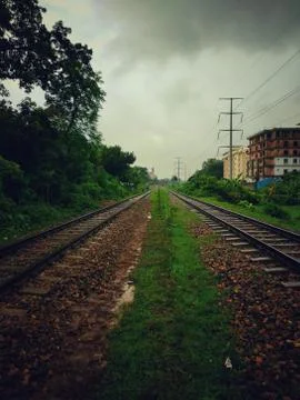 Rail path Stock Photos