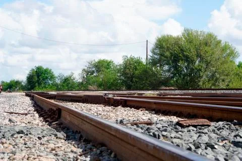 On the rail Stock Photos