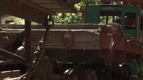 Rail relics Stock Footage 476039