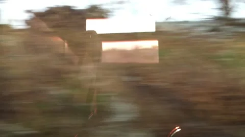 Rail Ride in Winter with Wind Wheels 스톡 동영상 40357686