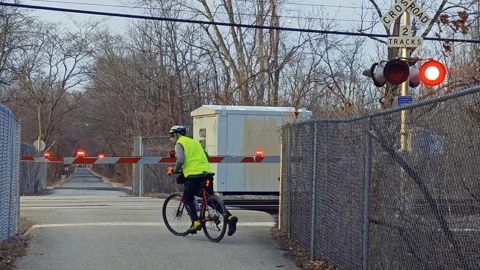 Rail road 3 Stock Footage 302861573
