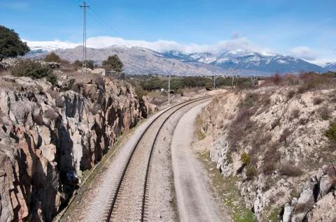 Rail road Stock Photos