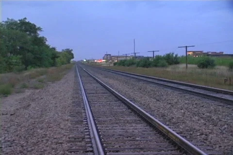 Rail Road Tracks Comp 1 Stock Footage 270377