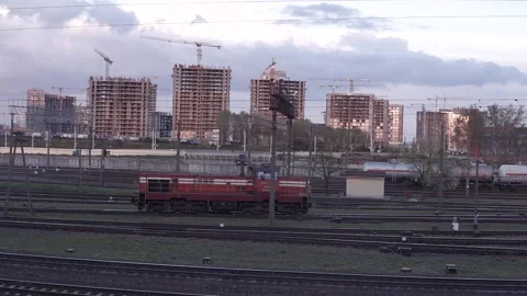 Rail stateway Stock Footage 140393172