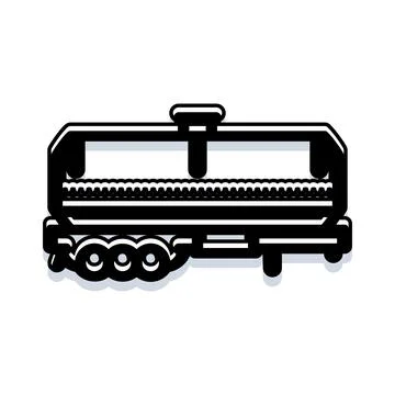 Rail tank car transporting liquid freight chemicals 스톡 일러스트