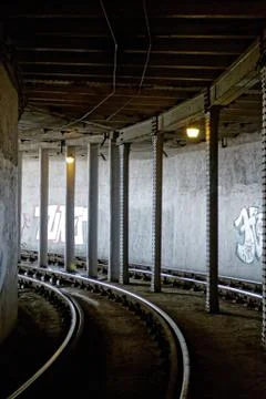 Rail tunnel Stock Photos
