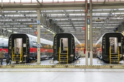 Rail wagons Stock Photos
