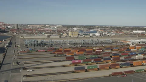 Rail yard Stock Footage 171593880