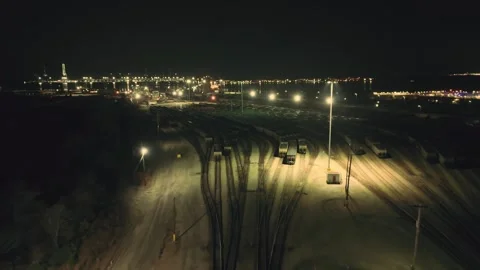 Rail Yard - Norfolk, VA Video stock 336364156