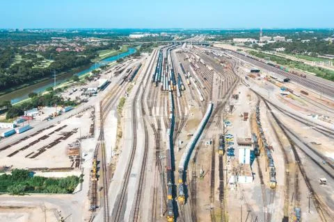 Rail Yard Foto stock
