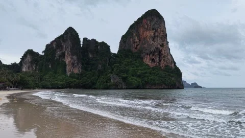 Railay Beach Stock Footage 345011733