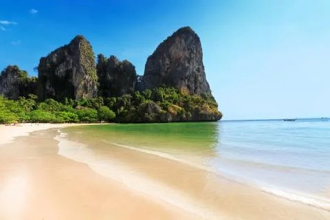 Railay beach Stock Photos