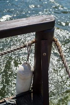 Railing with Fender Stock Photos