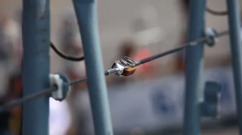 Railing ladder on a Passenger ship Stock Footage 45846247