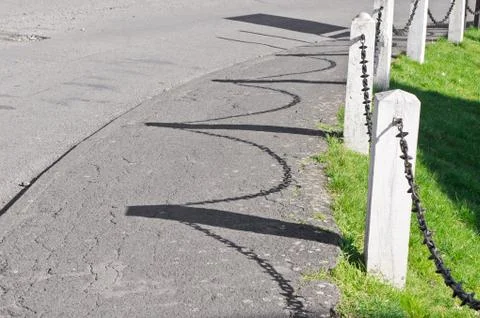 Railings shadow Stock Photos