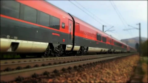 Railjet train Austria Stock Footage 39502282