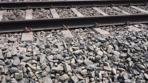 Railroad Ballast Stone Stock Footage 336430210