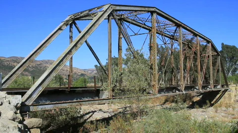 Railroad Bridge 库存影片 792584