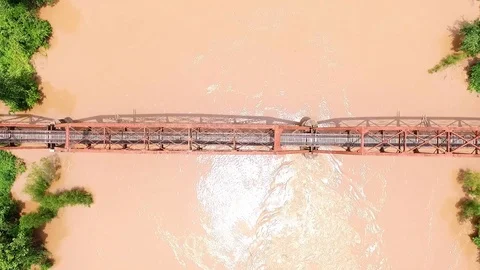 Railroad Bridge Stock Footage 116265469