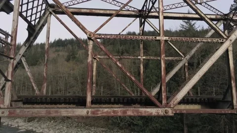 Railroad Bridge Stock Footage