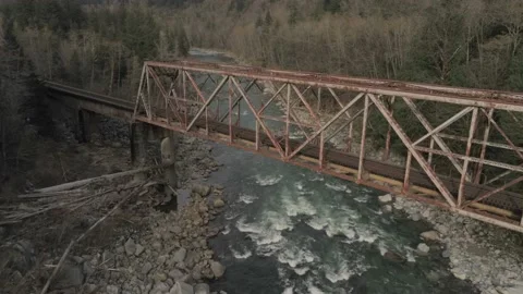Railroad Bridge Stock Footage 171367711