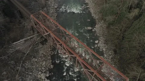 Railroad Bridge Stock Footage 171367712