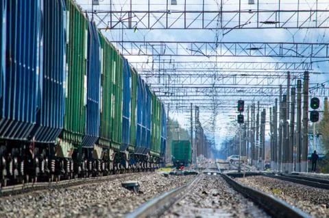 Railroad Communication Stock Photos