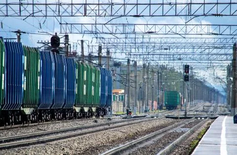 Railroad Communication Stock Photos
