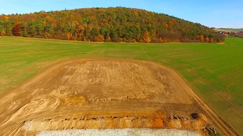 Railroad construction site Video stock 101080591