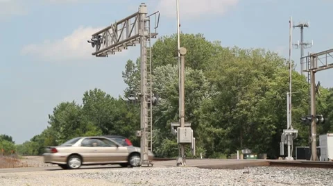 Railroad crossing Stock-Footage 8517006