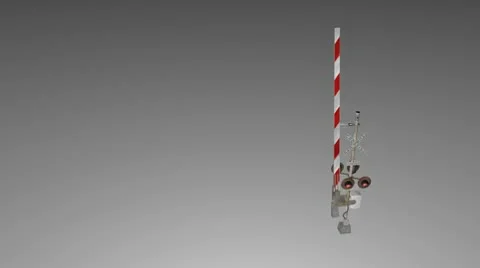 Railroad Crossing Stock Footage 10730337