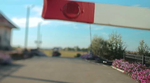 Railroad crossing Stock-Footage 68346174