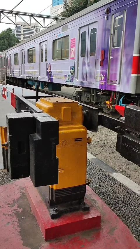 Railroad crossing Stock Footage 221599040