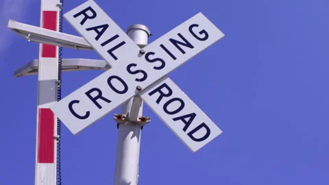 Railroad Crossing Stock Footage 272711228