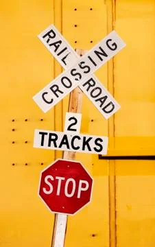 Railroad Crossing Stock Photos