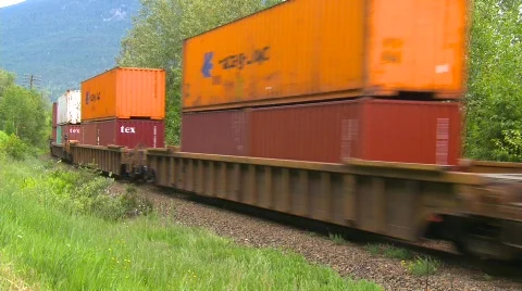 Train Container Stock Footage ~ Royalty Free Stock Videos | Pond5