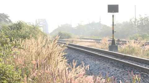 Railroad HD Stock Footage 35008702