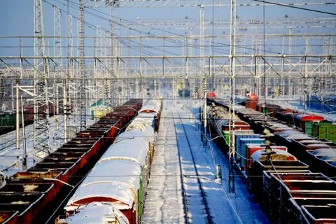 On the railroad Stock Photos