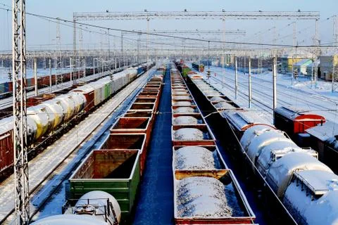 On the railroad Stock Photos