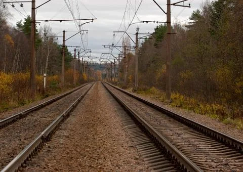 Railroad. Stock Photos