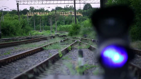 The Railroad Is a Semaphore 스톡 동영상 51227877
