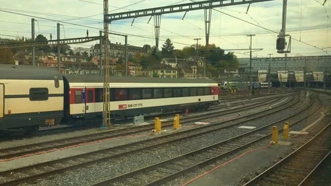 Railroad Station Stockbeeldmateriaal 112321682