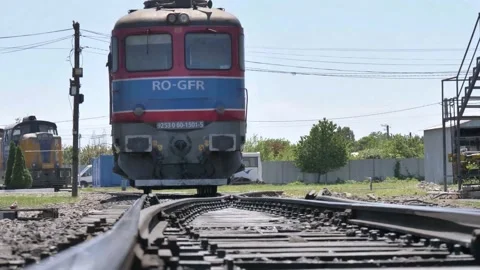 Railroad switch 스톡 동영상 156811496