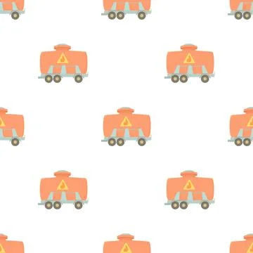 Railroad tank pattern seamless vector Stockillustratie