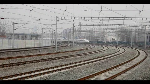 Railroad Track 스톡 동영상 350246
